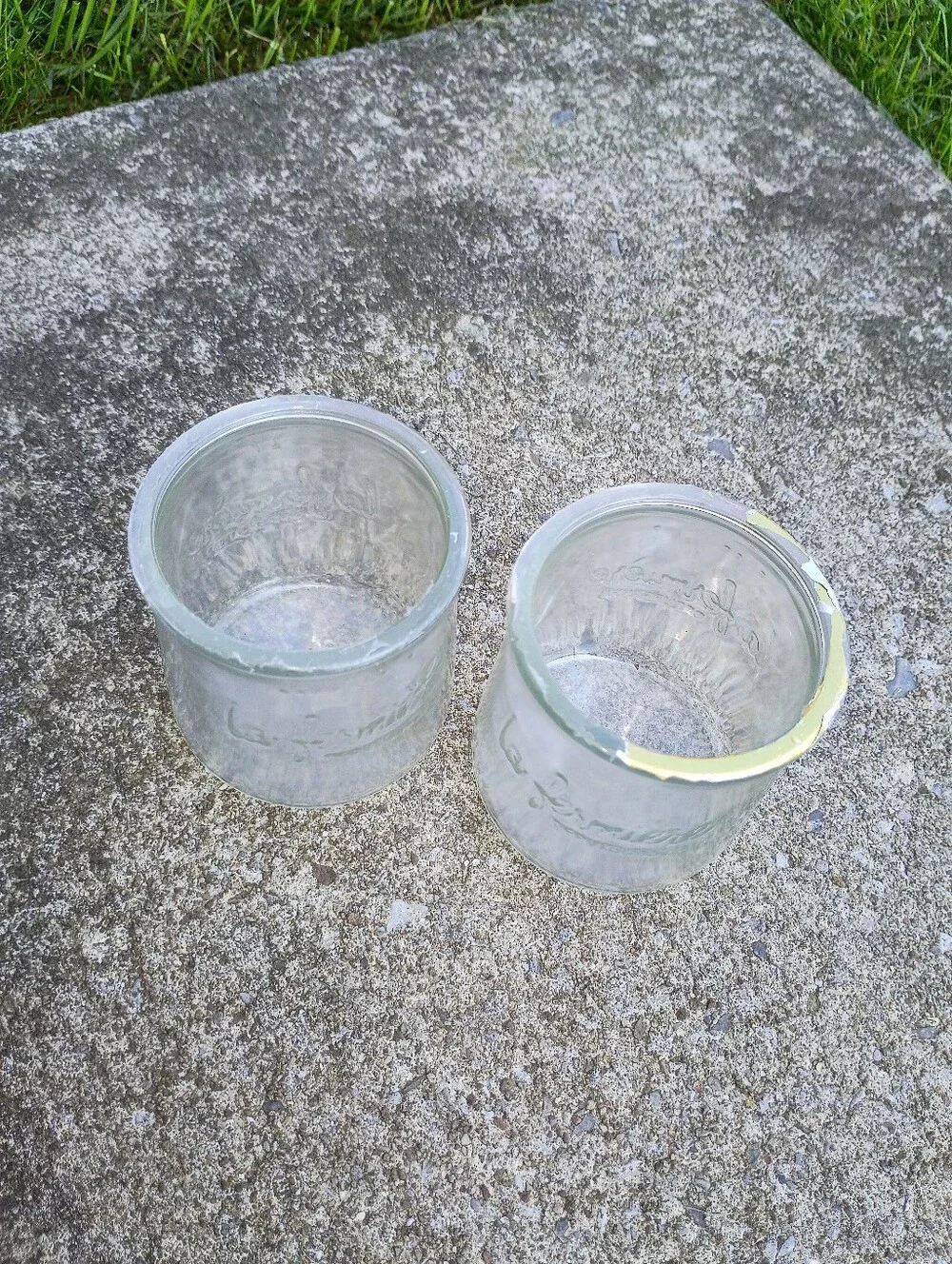 Clear Glass Votive Candle Holders - Set of 2
